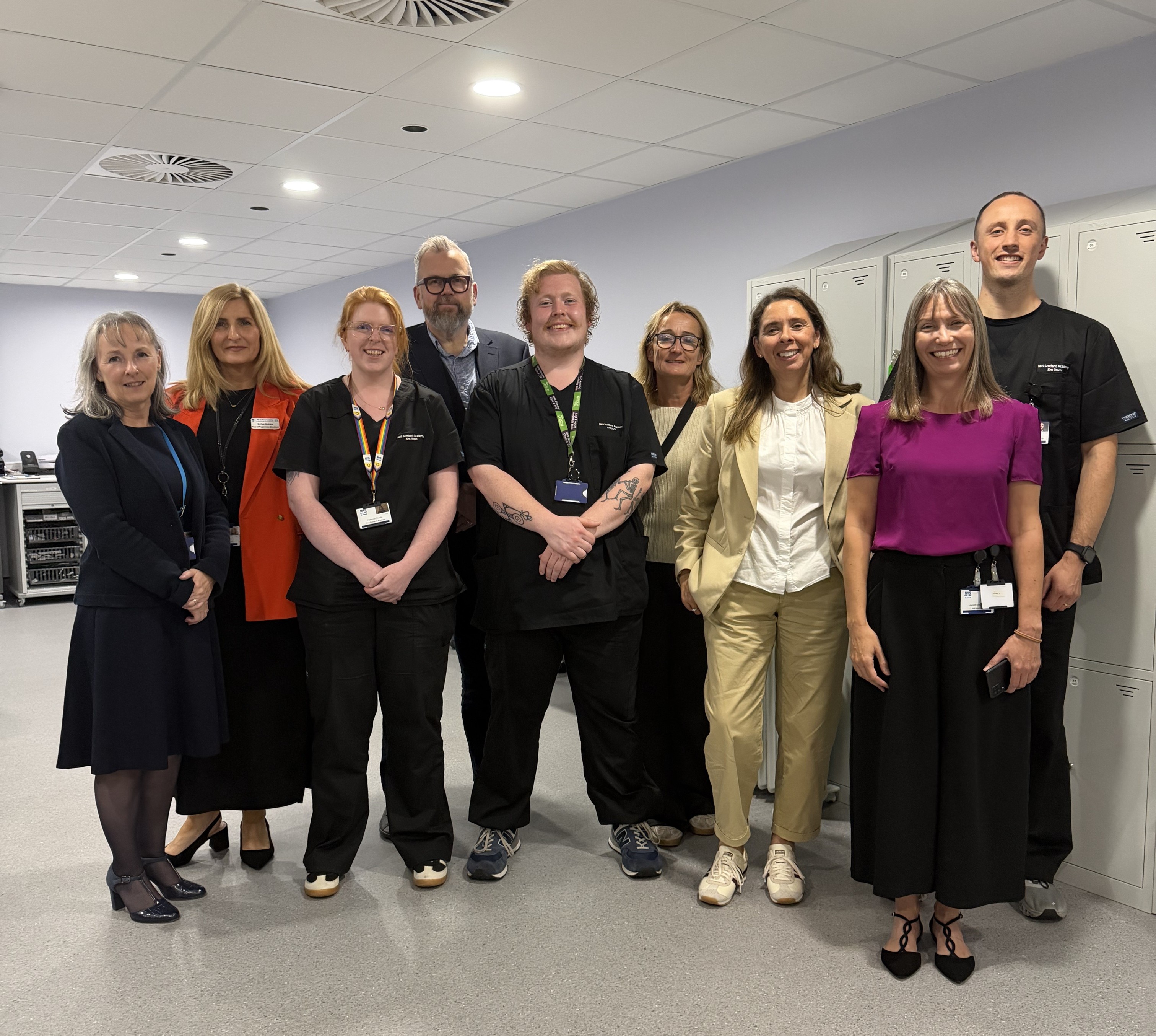 Chief Nursing Officer visits NHS Scotland Academy